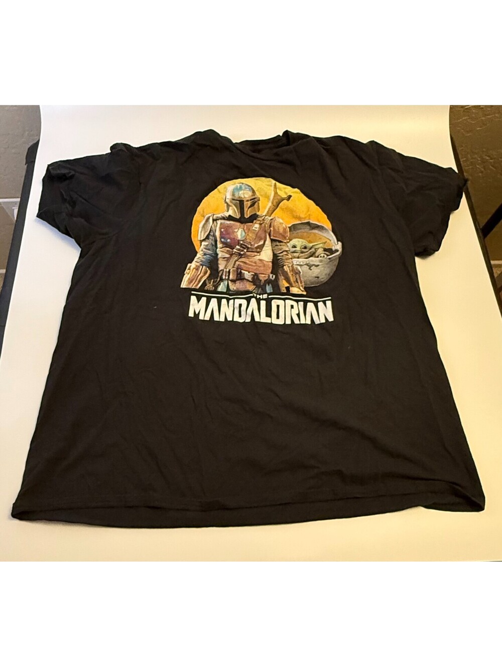 Star Wars The Mandalorian Grogu Graphic T-Shirt Men's Size 2XL Black